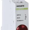 SIGNĀLSPANELIS, 230 V AC/DC, 1 SARKANĀ LED Ex9PD1r Noark 102433