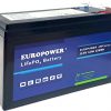 EUROPOWER LFP sērijas LiFePO4 akumulators 12,8 V 12 Ah (kalpošanas laiks ~ 2000 cikli)