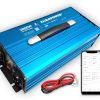 EUROPOWER SPRIEGUMA PĀRVEIDOTĀJS 12V DC / 230V AC 2000W / 4000W TĪRS SINUSODS BLUETOOTH