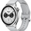 Xiaomi Watch S4 sudraba viedpulkstenis ar pulksteņa rādītāju