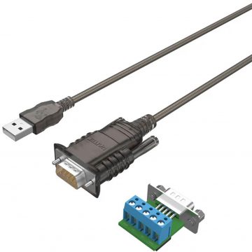 Unitek pārveidotājs/adapteris USB 2.0 uz RS422/RS485 (DB9M) ar FTDI mikroshēmojumu, 1,5 mUnitek pārveidotājs/adapteris USB 2.0 uz RS422/RS485 (DB9M) ar FTDI mikroshēmojumu, 1,5 m