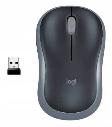 Logitech bezvadu pele M185 pelēkaLogitech bezvadu pele M185 pelēka