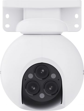 Ezviz H80f Multi IP kamera ar trīskāršu objektīvu 12MPx (3 x 2K+)Ezviz H80f Multi IP kamera ar trīskāršu objektīvu 12MPx (3 x 2K+)