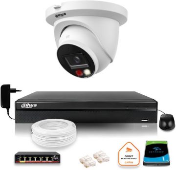 Dahua IP novērošanas komplekts 8MP 4K kamera IPC-HDW2849TM-S-IL ar 1TB diskuDahua IP novērošanas komplekts 8MP 4K kamera IPC-HDW2849TM-S-IL ar 1TB disku