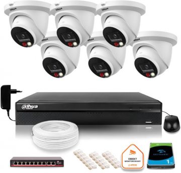Dahua IP novērošanas komplekts 8mpx 4K 6 kameras IPC-HDW2849TM-S-IL ar 1TB diskuDahua IP novērošanas komplekts 8mpx 4K 6 kameras IPC-HDW2849TM-S-IL ar 1TB disku