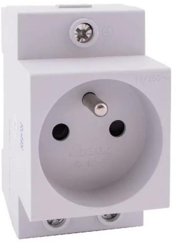 Modulinis lizdas, skirtas DIN bėgiui TH-35, skirstomajam skydui Noark Ex9DS-F 106194Modulinis lizdas, DIN bėgiui TH-35, skirstomajam skydui Noark Ex9DS-F 106194