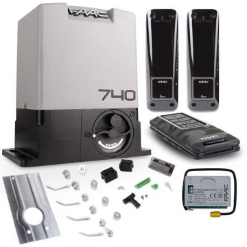 Delta 2 FDS komplekts - FAAC 740 bīdāmajiem vārtiem 500 kgDelta 2 FDS komplekts - FAAC 740 bīdāmajiem vārtiem 500 kg