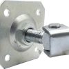 PSG 61.019.01 eņģe ar plāksnīti 100x100x4mm - M20 vītne (regulējama, cinkota cilpa)