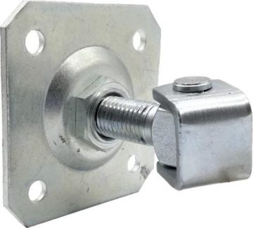 PSG 61.019.01 eņģe ar plāksnīti 100x100x4mm - M20 vītne (regulējama, cinkota cilpa)PSG 61.019.01 eņģe ar plāksnīti 100x100x4mm - M20 vītne (regulējama, cinkota cilpa)