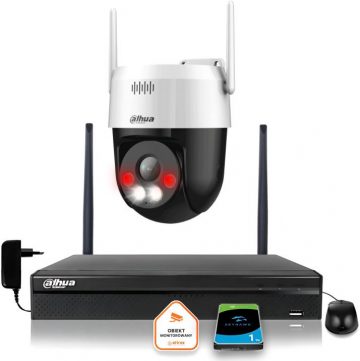 Dahua IP novērošanas komplekts 5MPx bezvadu kamera P5AE-PV un 1TB DVRDahua IP novērošanas komplekts 5MPx bezvadu kamera P5AE-PV un 1TB DVR
