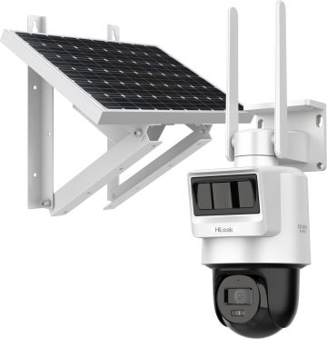 Hilook PTZ-S4-4G IP camera with solar panel