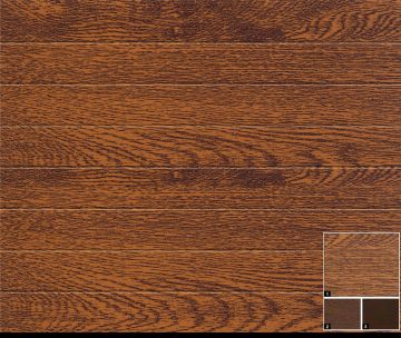 Секционные гаражные ворота Renomatic/Hormann с приводом Supramatic E и направляющей FS10-K - рельеф M Decocolor. Размеры 5000x2125 мм.