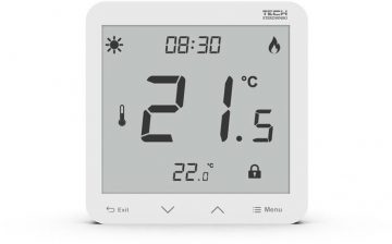 Vadu divstāvokļu iebūvējamie istabas termostati ST-297z v3 Tech kontrolieri, baltiVadu divstāvokļu iebūvējamie istabas termostati ST-297z v3 Tech kontrolieri, balti