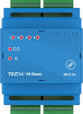 DIN sliedes ieejas kartes modulis KW-12-2m Tech kontrolieriemDIN sliedes ieejas kartes modulis KW-12-2m Tech kontrolieriem