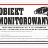 PVC zīme uzraugāmam objektam ar GDPR 35x25 cm