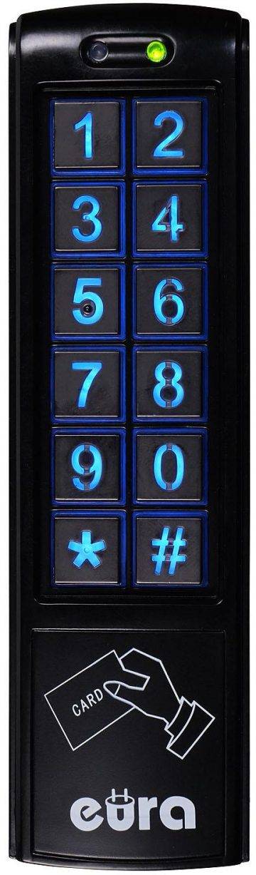 Кодовый замок EURA AC-30C7, черный Кодовый замок EURA AC-30C7, черный