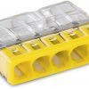 Ātrais savienotājs VADS 5x 0.5-2.5mm2 WAGO 2273-205 (100 gab. iepakojums)