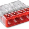 Ātrais savienotājs VADS 4x 0.5-2.5mm2 WAGO 2273-204 (100 gab. iepakojums)