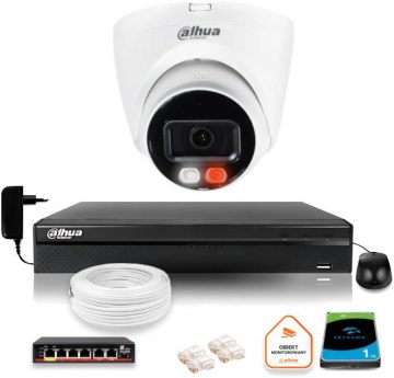 DAHUA IP uzraudzības komplekts 4Mpx 2K kamera IPC-HDW1439V-A-IL ar 1TB diskuDAHUA IP uzraudzības komplekts 4Mpx 2K kamera IPC-HDW1439V-A-IL ar 1TB disku
