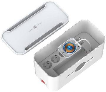 Energizer Apsaugos nuo viršįtampių juosta 5x SCHUKO 2x USB-A 1x USB-C 2500W 10A 2M MAGNETINIS KABELISEnergizer Apsaugos nuo viršįtampių juosta 5x SCHUKO 2x USB-A 1x USB-C 2500W 10A CABLE