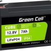 Ličio geležies fosfato akumuliatorius LiFePO4 žalias elementas 12,8 V 7Ah LFPGC12V7 AH Ličio geležies fosfato akumuliatorius LiFePO4 žalias elementas 12,8 V 7Ah LFPGC12V7 AH