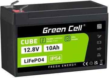 ЛИТИЙ-ЖЕЛЕЗО-ФОСФАТНАЯ БАТАРЕЯ LiFePO4 Green Cell Cube 12,8 В 10 А·ч LFPGC12V10 А·ч