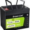 LIITIUM RAUDFOSFAAT AKU LiFePO4 Roheline elemendi kuubik 12,8 V 80 Ah LFPGC12V80 AH