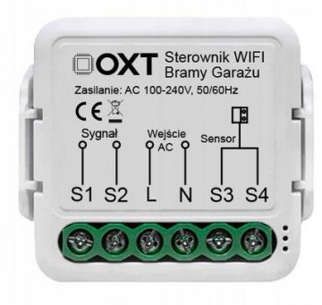 OXT modulis Tuya Wi-Fi garāžas durvīm (T210GL) bez sensoraOXT modulis Tuya Wi-Fi garāžas durvīm (T210GL) bez sensora