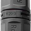 Savienotāja kabeļa uzmava taisna ar ātro savienotāju IP68, 3x4mm2, 400V/20A OR-AE-13620