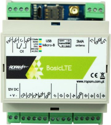 ROPAM Basic4G-D4M LTE paziņojumu un vadības modulis (2G/4G)ROPAM Basic4G-D4M LTE paziņojumu un vadības modulis (2G/4G)