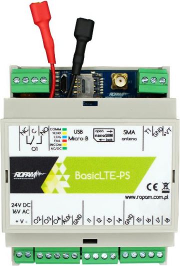 Модуль оповещения и управления ROPAM Basic4G-PS-D4M LTE (2G/4G)