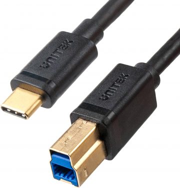 Unitek USB-C uz USB-B printera kabelis USB 3.0 2mUnitek USB-C uz USB-B printera kabelis USB 3.0 2m