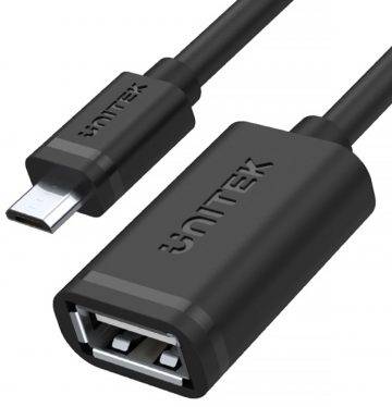 Unitek OTG USB 2.0 AF uz microUSB BM cable Unitek OTG USB 2.0 AF uz microUSB BM cable