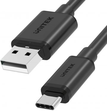Unitek USB-A uz USB-C 2.0 kabelis 480 Mbps 1 mUnitek USB-A uz USB-C 2.0 kabelis 480 Mbps 1 m