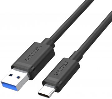 Unitek USB 3.1 A tipa - C tipa MM kabelis 0,5 mUnitek USB 3.1 A tipa - C tipa MM kabelis 0,5 m