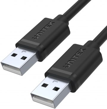 Unitek USB 2.0 AM-AM kabelis 1,5 mUnitek USB 2.0 AM-AM kabelis 1,5 m