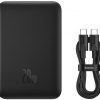 Išorinė baterija „Baseus Magnetic Mini PPCX070001“ 10000mAh „MagSafe“ 15W PD QC 20W USB-C + laidas