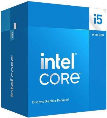 Intel Core i5-14400F processor, 2.5 GHz, 20 MB, BOX (BX8071514400F) Intel Core i5-14400F processor, 2.5 GHz, 20 MB, BOX (BX8071514400F)