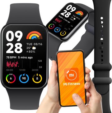 Xiaomi Smart Band 8 Pro melna viedpulkstenīteXiaomi Smart Band 8 Pro melna viedpulkstenīte