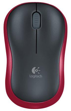Logitech M185 bezvadu pele, sarkanaLogitech M185 bezvadu pele, sarkana