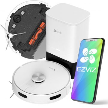 EZVIZ RE4 PLUS viedais putekļsūcējsEZVIZ RE4 PLUS viedais putekļsūcējs