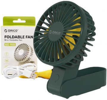Портативный вентилятор Orico GXZ-F833 USB-C, зеленый