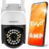 IP-kaamera EasyCam pööratav välistingimustes WiFi LED 25m Tuya 4MP 4 x suum EC-4PT12L16IR