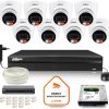 DAHUA IP uzraudzības komplekts 8 kameras IPC-HDW1439V-A-IL 4Mpx