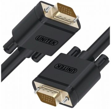 Unitek Y-C511G Premium VGA HD15 M/M VGA kabelis 1mUnitek Y-C511G Premium VGA HD15 M/M VGA kabelis 1m