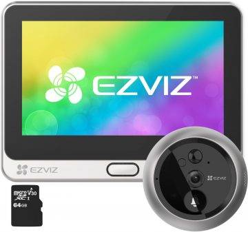 EZVIZ IP KAMERA PEEPWINDOW DP2C + 64GB KARTEEZVIZ IP KAMERA PEEPWINDOW DP2C + 64GB KARTE