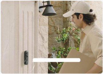 Умный дверной звонок Reolink D340B с аккумулятором, Wi-Fi, 2K