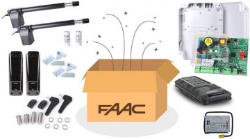 Комплект Alfa SHORT FDS - FAAC 414 для двусторонних ворот шириной 6 м