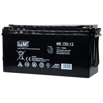 АККУМУЛЯТОР 12В/150Ач-МБ megaBAT АККУМУЛЯТОР 12В/150Ач-МБ megaBAT