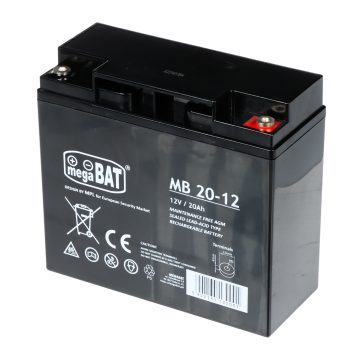 AKUMULATORS 12V/20AH-MB megaBATAKUMULATORS 12V/20AH-MB megaBAT